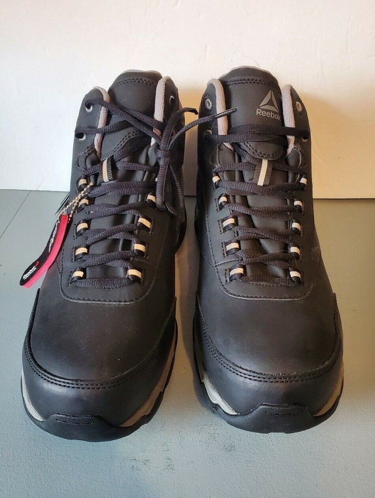 NWT RB1068 REEBOK Beamer Composite Toe Waterproof Work Boots Hiker 11.5 M Black